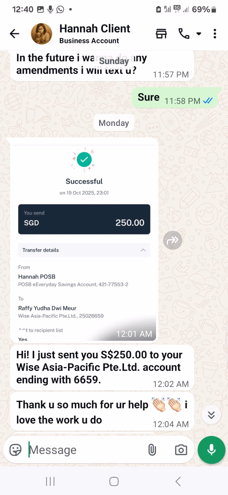Elite Client — Singapore